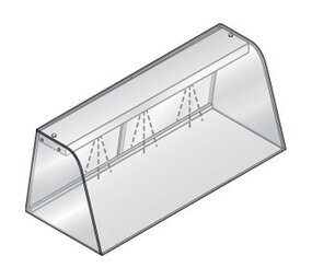 Diamond Vitrine met verlichtingselement (neonlamp) gesloten, met schuifdeuren Diamond Vitrine met verlichtingselement (neonlamp) gesloten, met schuifdeuren