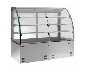 Diamond Topelement en gesloten uitstalvitrine 3 niveau s, gekoeld, geventileerd, 2x gn 1 1 (zonder waterdicht eenheid) Diamond Topelement en gesloten uitstalvitrine 3 niveau s, gekoeld, geventileerd, 2x gn 1 1 (zonder waterdicht eenheid)