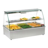 Diamond Warmvitrine, bain-marie 3 gn 1 1, panoramisch Diamond Warmvitrine, bain-marie 3 gn 1 1, panoramisch