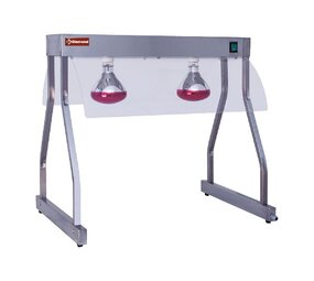 Diamond Warmhoudbrug, infrarode lampen (2x 250 w) Diamond Warmhoudbrug, infrarode lampen (2x 250 w)