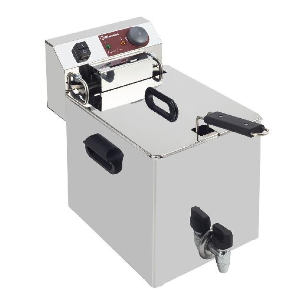 Diamond Elektrische friteuse tafelmodel 10 liter + aftapkraan | EF101-TN
