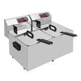 Diamond Elektrische friteuse tafelmodel 2x 7 liter Diamond Elektrische friteuse tafelmodel 2x 7 liter