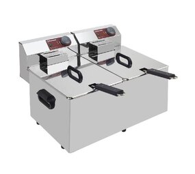 Diamond Elektrische friteuse tafelmodel 2x 7 liter