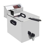 Diamond Elektrische friteuse tafelmodel 8 liter + aftapkraan Diamond Elektrische friteuse tafelmodel 8 liter + aftapkraan