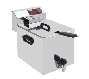 Diamond Elektrische friteuse tafelmodel 8 liter + aftapkraan