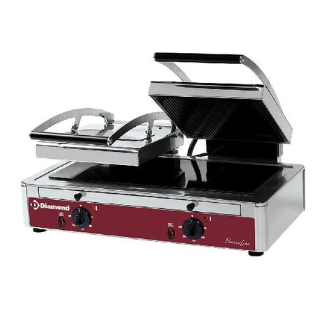 Diamond Grill panini dubbel model vitrokeramisch | LGV62/F-N Diamond Grill panini dubbel model vitrokeramisch | LGV62/F-N