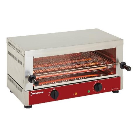 Diamond Elektrische toaster-salamander gn 1 1, 1 verdieping (520x320), met  quartz | MS12/R-N Diamond Elektrische toaster-salamander gn 1 1, 1 verdieping (520x320), met  quartz | MS12/R-N