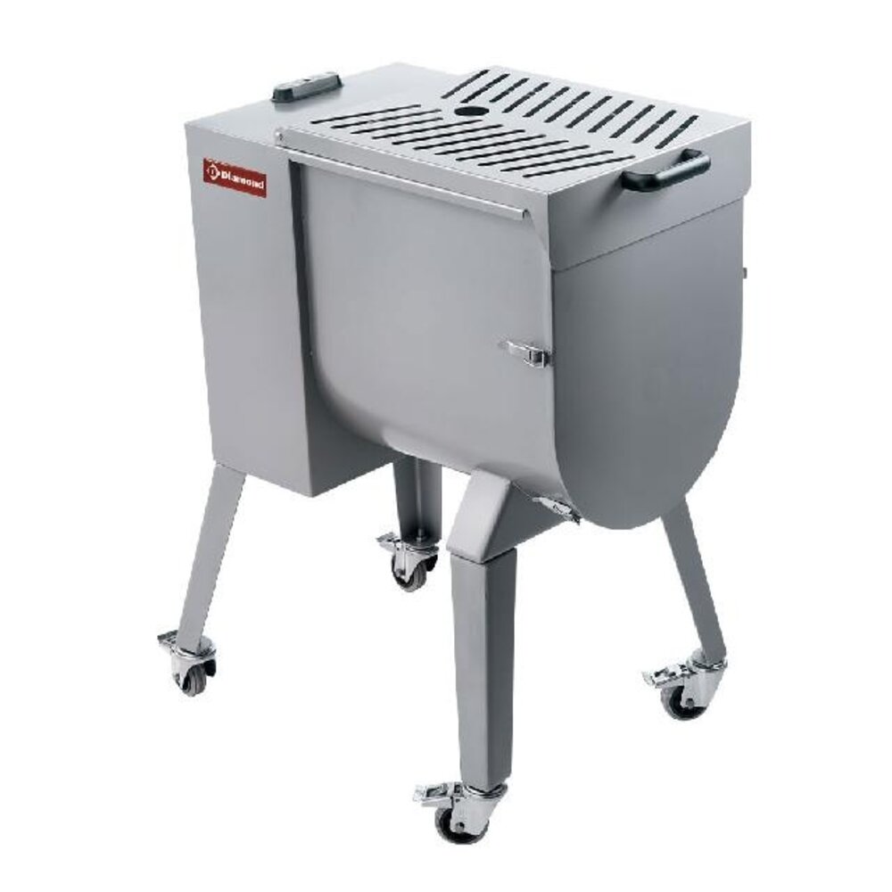 Diamond Vleesmenger in r.v.s. 50 kg, onderstel op wielen | MCR-50P/NS Diamond Vleesmenger in r.v.s. 50 kg, onderstel op wielen | MCR-50P/NS
