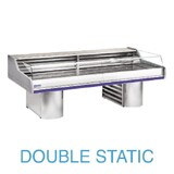 Diamond Gekoelde vitrine toonbank met ruit   self-service  , op sokkels Diamond Gekoelde vitrine toonbank met ruit   self-service  , op sokkels