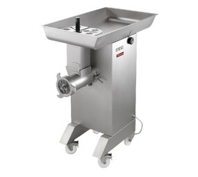 Diamond Hakmolen in r.v.s. n° 42, Ø 4.5 mm, 800 1000 kg h, op wielen Diamond Hakmolen in r.v.s. n° 42, Ø 4.5 mm, 800 1000 kg h, op wielen