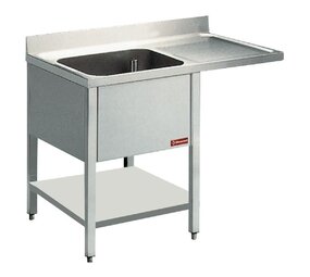Diamond Spoeltafel met 1 kuip en 1 druipvlak Diamond Spoeltafel met 1 kuip en 1 druipvlak