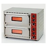Diamond Elektrische pizza-oven, 2 kamers (3+3 kw) 430x430xh100 mm | PIZZA-QUICK/43-2C Diamond Elektrische pizza-oven, 2 kamers (3+3 kw) 430x430xh100 mm | PIZZA-QUICK/43-2C
