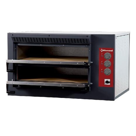Diamond Elektrische pizza-oven, 2 kamers | E3F/24R