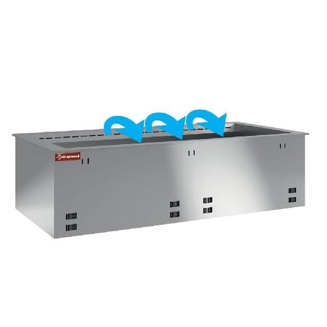 Diamond Gekoeld kuipelement, geventileerd, 4x gn 1 1 (zonder waterdicht eenheid) | DPA/RCV15-S Diamond Gekoeld kuipelement, geventileerd, 4x gn 1 1 (zonder waterdicht eenheid) | DPA/RCV15-S