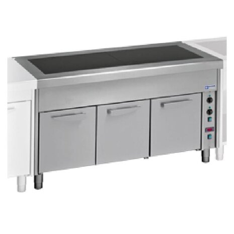 Diamond Vitro-keramisch element op warmkast 4x gn 1 1 | S80/VC15 Diamond Vitro-keramisch element op warmkast 4x gn 1 1 | S80/VC15