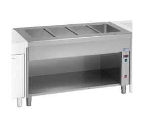 Diamond Bain-marie element op open kast 6x gn 1 1