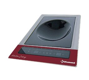 Diamond Inductieplaat  wok-inbouwbaar  3,6 kw, tactiele toetsen Diamond Inductieplaat  wok-inbouwbaar  3,6 kw, tactiele toetsen