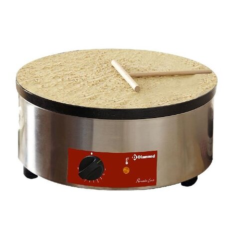 Diamond Elektrische pannenkoekplaat hoog rendement, Ø 400 mm geëmailleerd | BRET/1E-HR Diamond Elektrische pannenkoekplaat hoog rendement, Ø 400 mm geëmailleerd | BRET/1E-HR
