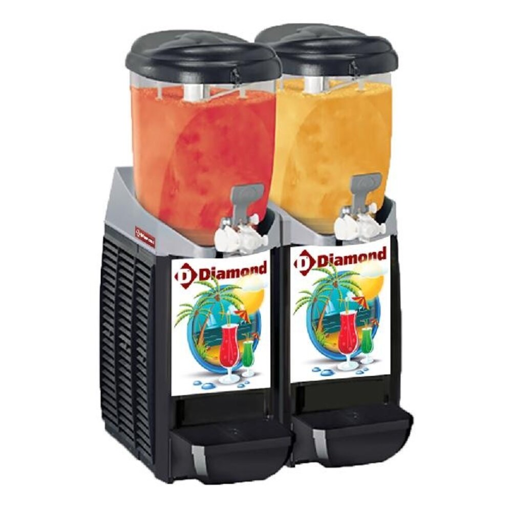 Diamond Granita slush machine distributor, 2x 5,5 liter | CAR/2