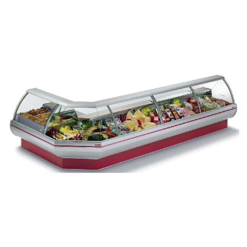 Diamond Geventileerde toonbank, met reserve, met groep, zonder wanden | CSA-320/SS Diamond Geventileerde toonbank, met reserve, met groep, zonder wanden | CSA-320/SS