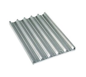 Diamond Plaat in aluminium 600x400xh38 mm, geperforeerd-geribd