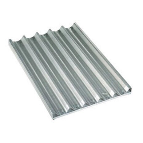 Diamond Plaat in aluminium 600x400xh38 mm, geperforeerd-geribd | AC/PA-P5