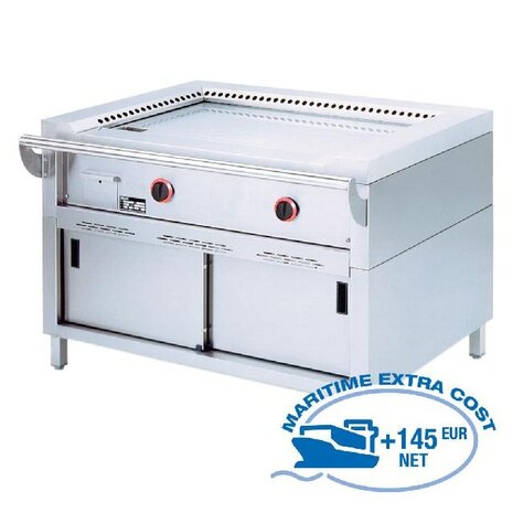 Diamond Teppanyaki gasplaat, 2 zones (2x 7 kw), op kast | TPG2-12 Diamond Teppanyaki gasplaat, 2 zones (2x 7 kw), op kast | TPG2-12