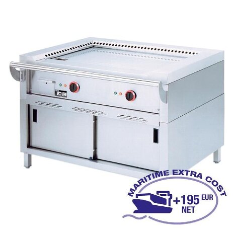 Diamond Elektrische teppanyaki plaat, 3 zones (3x 4,7 kw), op kast | TPE3-15 Diamond Elektrische teppanyaki plaat, 3 zones (3x 4,7 kw), op kast | TPE3-15