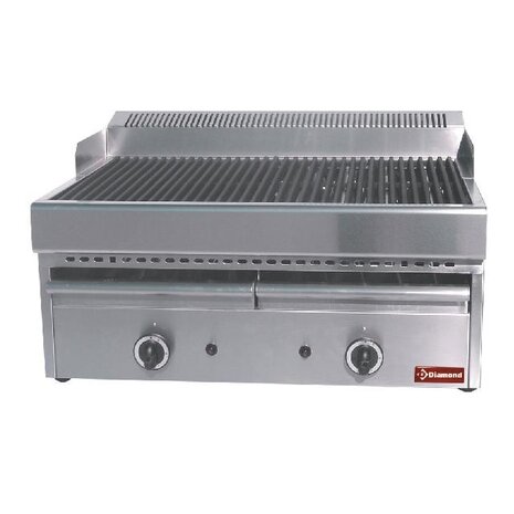 Diamond Stoomgrill op gas met gietijzeren rooster -top- | GV677 Diamond Stoomgrill op gas met gietijzeren rooster -top- | GV677