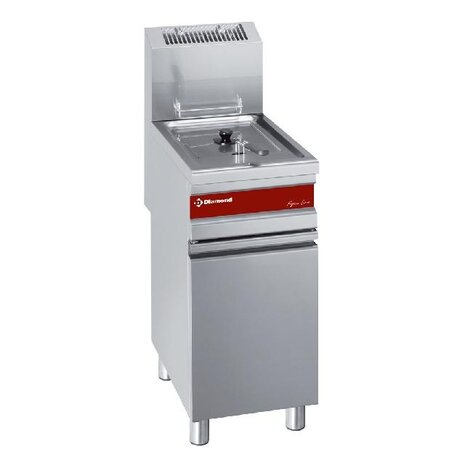 Diamond Frituurpan op gas, 1 kuip van 15 liter op kast | F15G/M