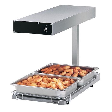 Diamond Voedselverwarmer tafelmodel, infrarood, tablet gn 1 1 | DRF-BL Diamond Voedselverwarmer tafelmodel, infrarood, tablet gn 1 1 | DRF-BL