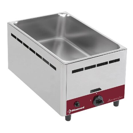 Diamond Bain-marie op gas, tafelmodel gn 1 1 - 150 mm | BMG-1/1