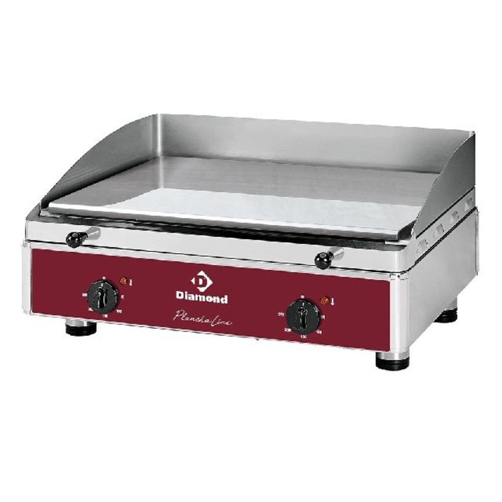 Diamond Elektrische effen bakplaat, gechromeerd | PLANCHA/2ELCR-N Diamond Elektrische effen bakplaat, gechromeerd | PLANCHA/2ELCR-N