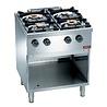 Diamond Gasfornuis 4 branders, op open kast | C4GA7-SP Diamond Gasfornuis 4 branders, op open kast | C4GA7-SP
