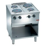 Diamond Elektrisch fornuis, 4 ronde kookplaten, op kast Diamond Elektrisch fornuis, 4 ronde kookplaten, op kast