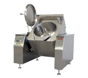 Diamond Elektrische kantelbare kookketel, met mengkraan 300 l., indirecte verwarming Diamond Elektrische kantelbare kookketel, met mengkraan 300 l., indirecte verwarming