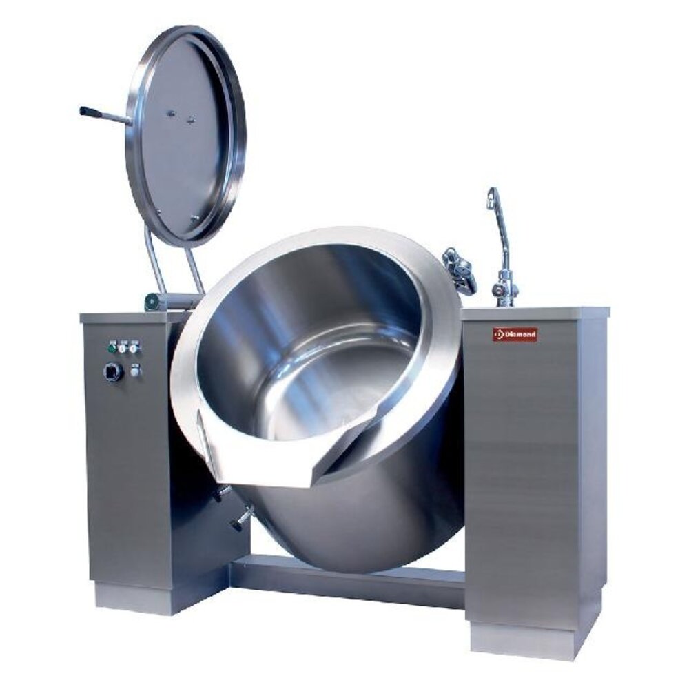 Diamond Elektrische kantelbare kookketel 200 liter, indirecte verwarming | EMB/200I Diamond Elektrische kantelbare kookketel 200 liter, indirecte verwarming | EMB/200I