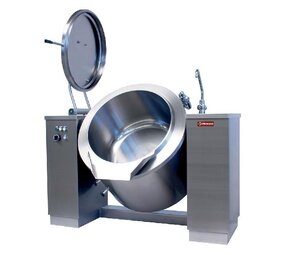 Diamond Elektrische kantelbare kookketel 150 liter, indirecte verwarming Diamond Elektrische kantelbare kookketel 150 liter, indirecte verwarming