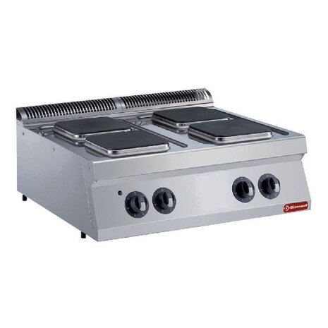 Diamond Elektrisch fornuis met 4 vierkante platen -top- | E17/4PQ8T-N Diamond Elektrisch fornuis met 4 vierkante platen -top- | E17/4PQ8T-N