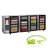 Diamond Flessenkoeler, roestvrij staal, 4 glazen deuren, 783 liter | TAVX/4G-R2 Diamond Flessenkoeler, roestvrij staal, 4 glazen deuren, 783 liter | TAVX/4G-R2