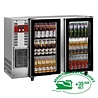 Diamond Flessenkoeler rvs 2 glazendeuren, 375 liters | TAVX/2G-R2 Diamond Flessenkoeler rvs 2 glazendeuren, 375 liters | TAVX/2G-R2