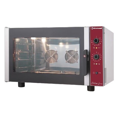 Diamond Elektrische convectieoven 4x 600x400 mm + manuele bevochtiger | CPE644-P