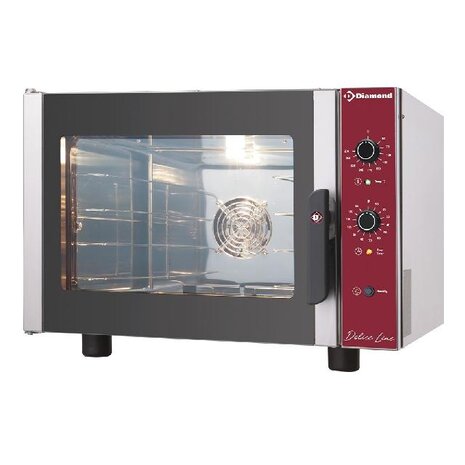 Diamond Elektrische convectieoven 4x 460x340 mm + manuele bevochtiger | CPE434-P