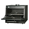 Diamond Houtskooloven-bbq, gn 1 1 + gn2 4 (75 kg h) zwart | CBQ-075/BK Diamond Houtskooloven-bbq, gn 1 1 + gn2 4 (75 kg h) zwart | CBQ-075/BK