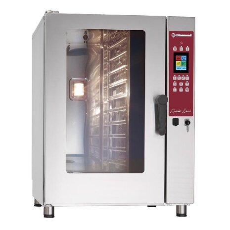 Diamond Touch screen elektrische oven stoom-convectie, 10x gn 1 1 - auto-cleaning | DFV-1011/PTS