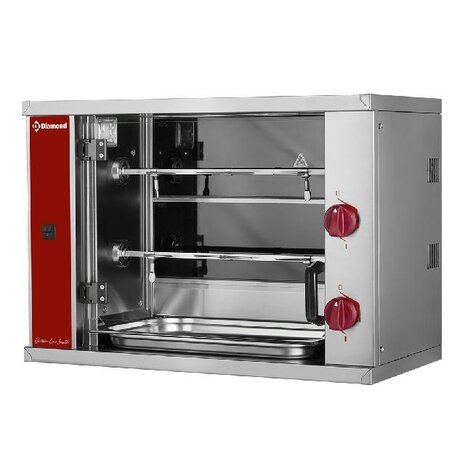 Diamond Vitroceramisch kippenspit, 2 spitten (6 kippen) small | RVE/2C-SBC