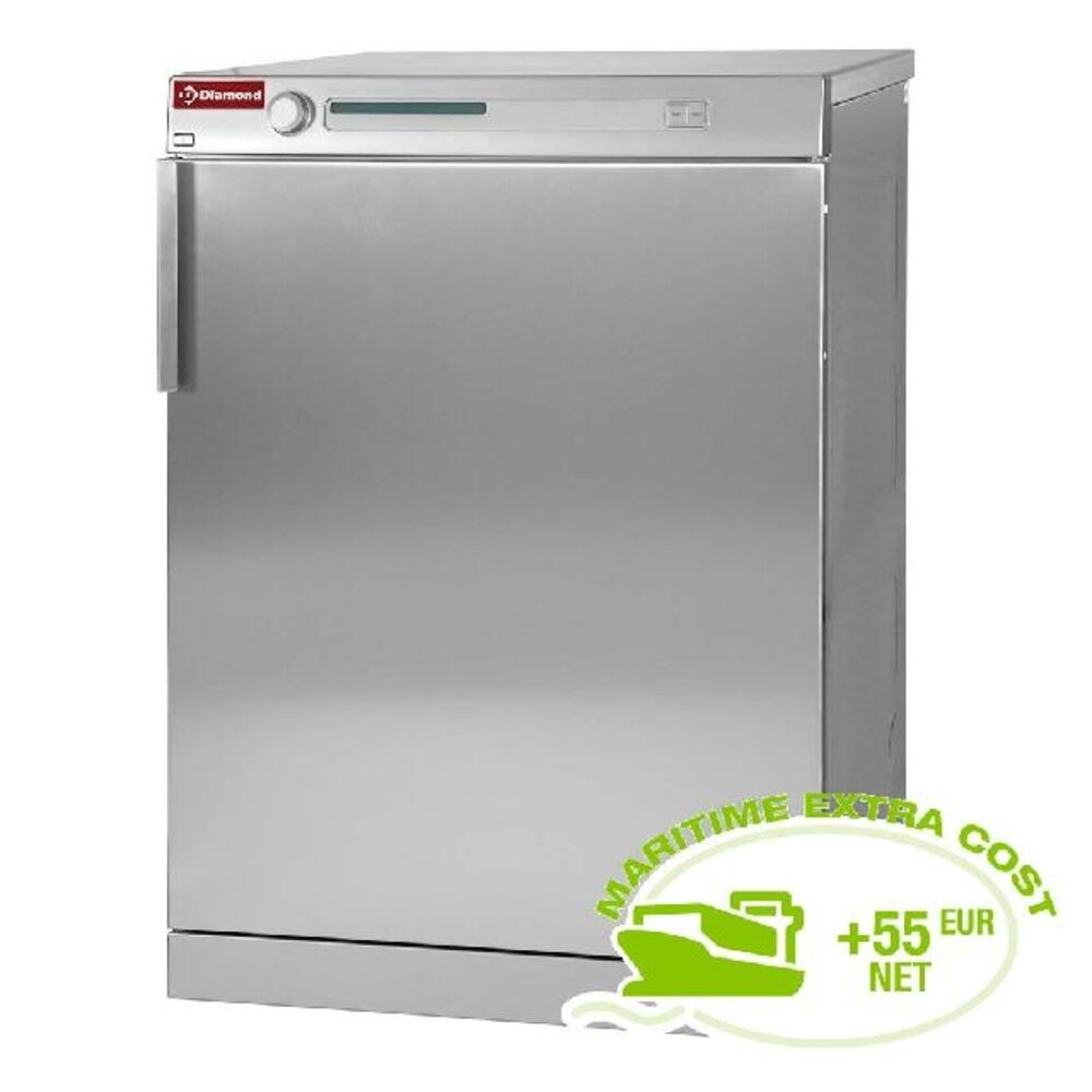 Diamond Droogkast 6,5 kg  inox-titanium , met condensor | SL65-CD Diamond Droogkast 6,5 kg  inox-titanium , met condensor | SL65-CD