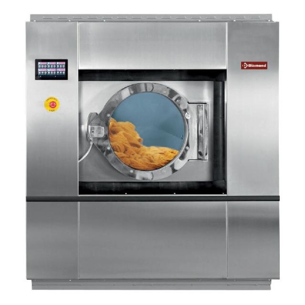 Diamond Wasmachine, verankert,  30 kg , in r.v.s. met touch screen | DRW30-TS/D