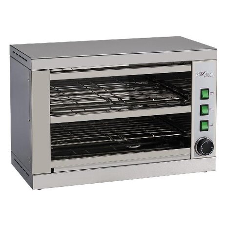 Diamond Toaster-salamander 2 verdiepen, met timer | WR-TSE2-D