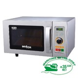 Diamond Microgolfoven in rvs,1000 w. (25 lt), mechanische